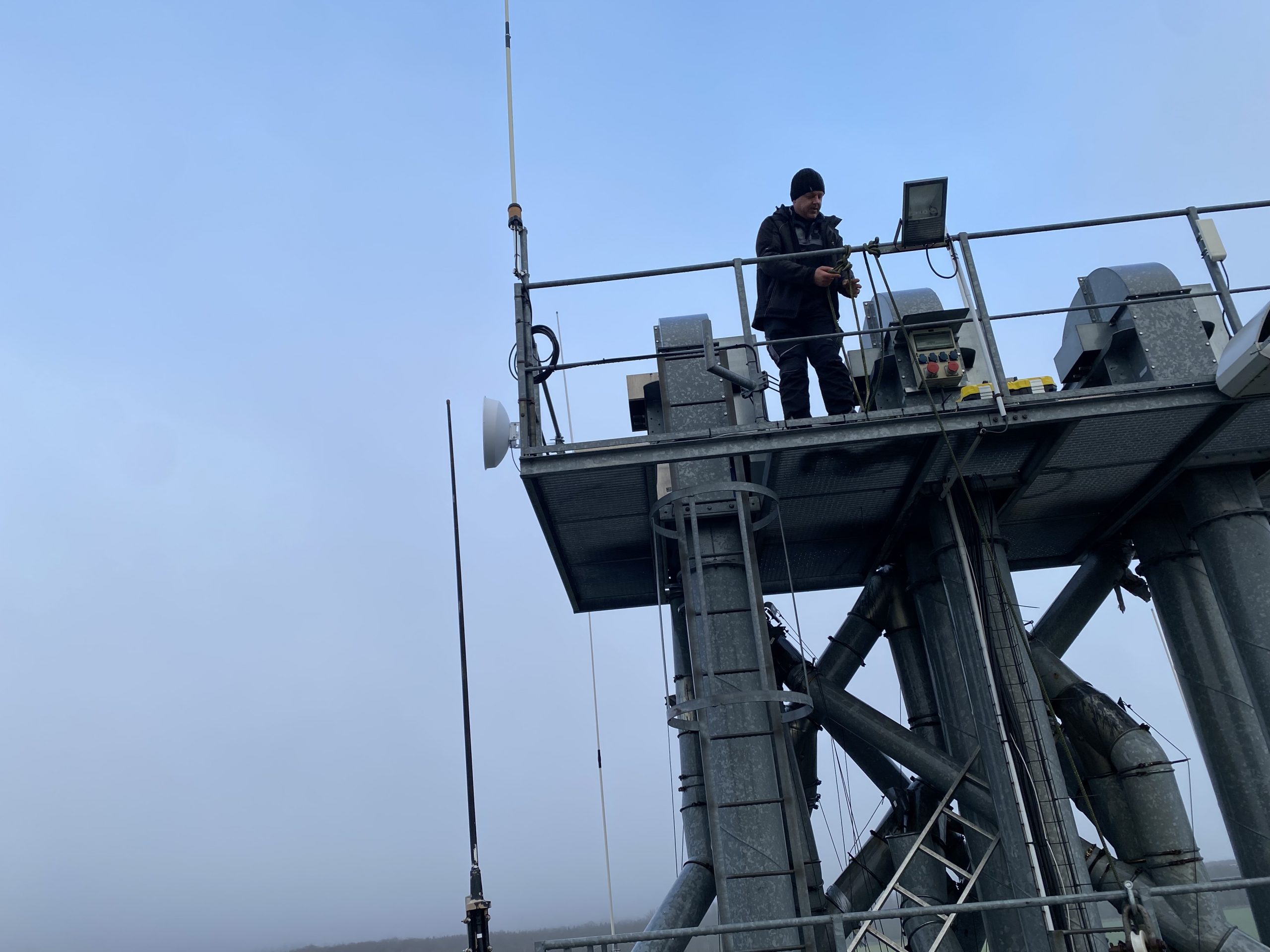DO0RDG mit HamNet Link-Antenne ausgestattet